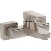 Resim A4273734 Root Square Fırçalı Nikel Banyo Bataryası Artema
