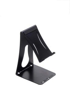 Resim VOLL BLUME VOLL VIOLETT Metal Tablet Pc Telefon Tutucu Standı Soğutucu - Siyah 