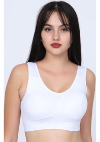 Resim Q-En 707 Battal Kalın Askılı Pedli Büstiyer 