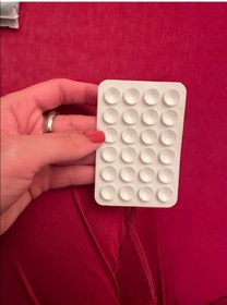 Resim Osqar Telefon Tutucu Ahtapot Vantuz Beyaz Renk Gerçek 3M Yapışkanlı BEYAZ 