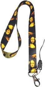 Resim Mona Lisa Boyun ipi Telefon Askısı 