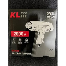 Resim PremiumPort Yüksek Güçlü 2000W Sıcak Hava Tabancası, 2 Kademe, 600°C, 2 Yıl Garanti 