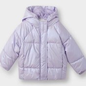 Resim Defacto Kapüşonlu Fermuarlı Çıtçıtlı Şişme Lila Kız Bebek Mont E7985a5/pr247 Lila 