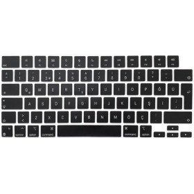 Resim Kızılkaya Macbook Pro 2021 A2442 14 Inç M1 Pro / M1 Max Işlemci Silikon Klavye Koruyucu 