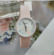 Resim Fochsia Basit Renkli Dijital Kadın Kol Saati, Pembe Kordon, Genç Kızlar Ve Kadınlar İçin Diğer 