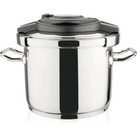 Resim Aryıldız Touch Cook Düdüklü Tencere - Gri / Siyah - 6 lt 