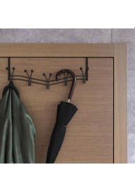 Resim Teknotel-Krom Teknotel 15'Li Kapı Arkası Askısı Metal Mat Siyah Mg086 Diğer 