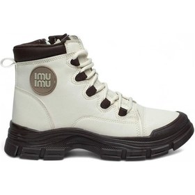 Resim Kocamanlar 5967 Memory Kaucuk Kaymaz Taban Kadın Bot Kahverengi 