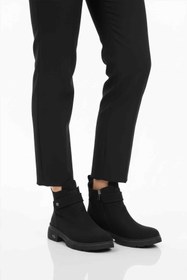 Resim Pierre Cardin PC-55336 Z Siyah Nubuk Kadın Bot 