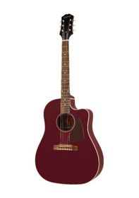 Resim Epiphone J-45 Ec Elektro Akustik Gitar Aged Wine Redy 