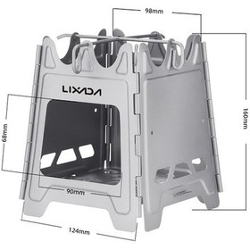 Resim Pazly Paslanmaz Çelik Kamp Ocağı - Hafif & Dayanıklı Outdoor Ekipmanı İçin Mükemmel Kampçılık Yardımcısı 