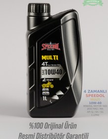 Resim Speedol Multi 10W-40 4T 1L Mineral Motosiklet Motor Yağı Speedol 