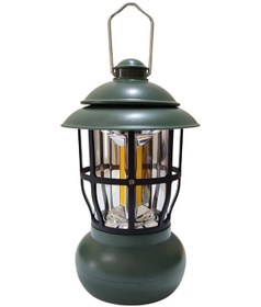 Resim Madfox Glamping Kamp Lambası Yeşil Renk 250 Lümen Pilli Yeşil 