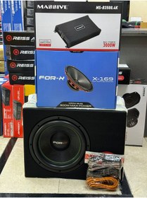 Resim FORX5 Takım Set 30cm 1200wat Oval Kayık 6x9 Midrange 300w 4kanallı Anfi 4x60rms 