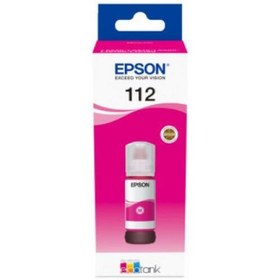 Resim Epson 112 Magenta Kırmızı Şişe Mürekkep 13T06C34A 