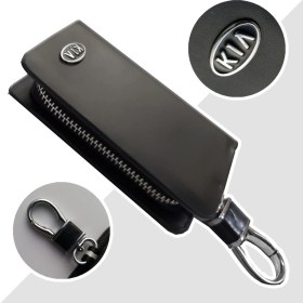 Resim Oto Tuning Lüks Deri Cüzdan - Kia Uyumlu Lüks Gerçek Deri Cüzdan Anahtarlık 