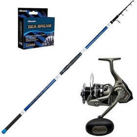 Resim Okuma Acuador 8000 - Ryuji Surf Master 420cm Surf Olta Seti 
