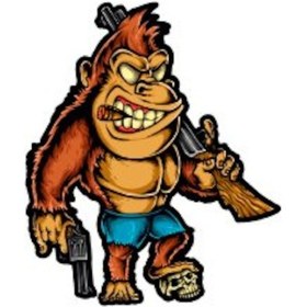 Resim An19 Gangister Kong Sticker 