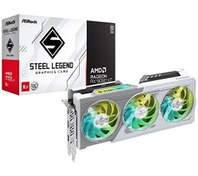 Resim Asrock AMD Radeon RX 9060 XT Steel Legend 8 GB OC GDDR6 128 Bit Gaming Ekran Kartı 