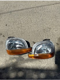 Resim Renault Kangoo Ön Sağ Sol Far Lambası Set 1998 