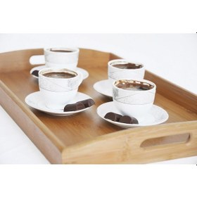 Resim Bambum Escudella Dikdörtgen Kaydırmaz Tepsi Küçük B5751 Ahşap 