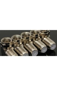 Resim ATAELEKTRONİK 5ad 5 Adet 90 Derece L Tip Vidalı Metal F Konnektör Uydu Anten Lnb Kablo Ucu Konnektör 
