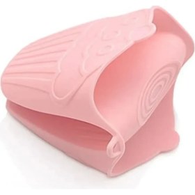 Resim %100 Silikon Fırın Eldiveni Yanmaz - Yapışmaz - Isı Geçirmez 