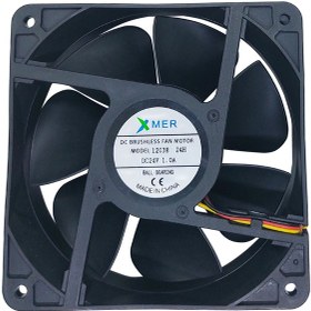 Resim 120X120X38mm RULMANLI 24V 1.0A 3P XMER FAN 