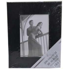 Resim FotoDijital 10x15cm 200'lük Deri Fotoğraf Albümü Siyah 