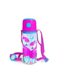 Resim Kids Mavi Pembe Flamingo Desenli 4 Lü Okul Çanta Seti 4set23730 
