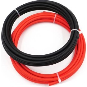 Resim Yakens Enerji Solar Kablo (8m+8m) 2.5 mm Güneş Paneli Kablo Seti Siyah Kırmızı 