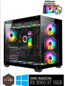 Resim DMC N343 Ryzen 7 5700X/ 32GB RAM/ 1TB M.2/ 16GB RX9060XT Sıvı Soğutmalı Oyuncu Bilgisayarı 