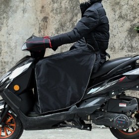 Resim Bundera Scooter Diz Koruma Örtüsü Motorsiklet Dizlik Yağmur Rüzgar Önleyici Koruyucu Örtü Rüzgarlık 