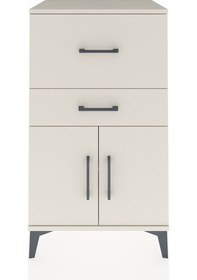 Resim Hyperion Komodin Tek Raflı 2 Çekmeceli 2 Kapaklı 60x44x106 Aytaşı-aytaşı Aytası 