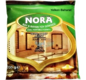 Resim Nora Tüy Dökücü Toz 200 gr Bay & Bayan Özel Parfümlü Formül ile İstenmeyen Tüylerden Kurtulun 