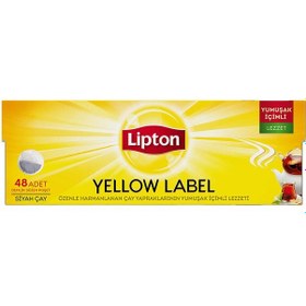 Resim Lipton Yellow Label Siyah Süzen Demlik Poşet Çay 2'li 48 x 3.2 G 