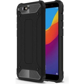 Resim Huawei Y6 2018 Kilif Tam Korumali Armor Silikon Kapak 393062784 