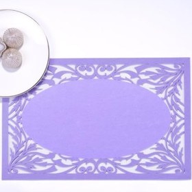 Resim Bimotif Keçe amerikan servis, lila, 29x45 cm 2 adet 