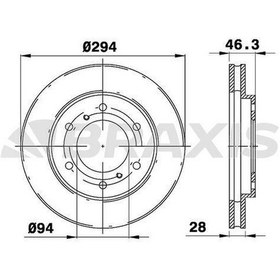 Resim Braxıs-ae0294 - On Fren Aynası Havalı Mıtsubıshı L200 2.5 D4 4 