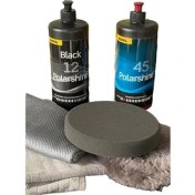 Resim Mirka Mikrofiber Bez Hediyeli Araç Pasta Seti 6'lı Set (Mirka 12 Siyah ve Mirka 45 Pasta) 