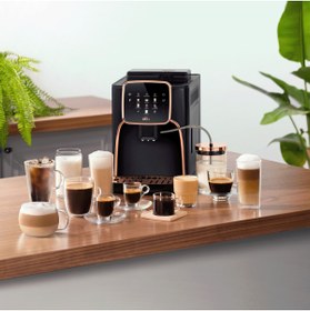 Resim Arzum OK0028 Okka Espresso Pro M Tam Otomatik Espresso Makinesi, 11 Sıcak ve Soğuk İçecek, Bakır 