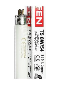Resim 8 Watt Floresan Ampul T5 8 Watt Beyaz Işık Tekfen 
