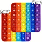 Resim Legendstar Silikon Alfabesi ve Sayısı Matematik Fidget Oyuncakları - Çocuklar İçin Eğitici Harf Tanıma ve Aritmetik Uygulama Oyunu, 3+ Yaş Aralığı İçin Sınıf Hediyesi, İngilizce Dil, Etkileşimli Öğretim Yardımcısı | Etkileyici Öğren Hattı | Dayanıklı Öğren Materyali, Çocuklar İçin Matematik Fidget Oyuncakları 