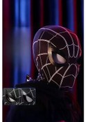 Resim Spider-man Maskesi Örümcek Adam Maskesi- 3d Hareketli Göz Özellikli Siyah 