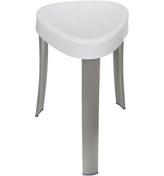 Resim Banyo Taburesi Alu. Beyaz M-kv16-01 Siyah 