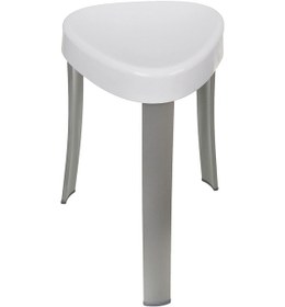 Resim Banyo Taburesi Alu. Beyaz M-kv16-01 Siyah 