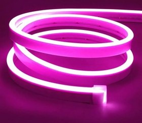 Resim 12 V Neon LED 1 Metre (Kumanda Modülü ve Trafo Hariç) (PEMBE, 3 METRE) 