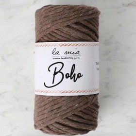 Resim La Mia Boho Koyu Kahve Büküm Makrome İpi - L158 - 33996 