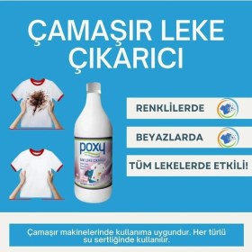 Resim Poxy Sıvı Leke Çıkarıcı ve Fayans Temizleyici Set 1000 ml Ekstra Güçlü Temizlik Özelliği 