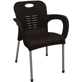 Resim Luna Nil Koltuk Demir Ayaklı Eko Kahverengi 